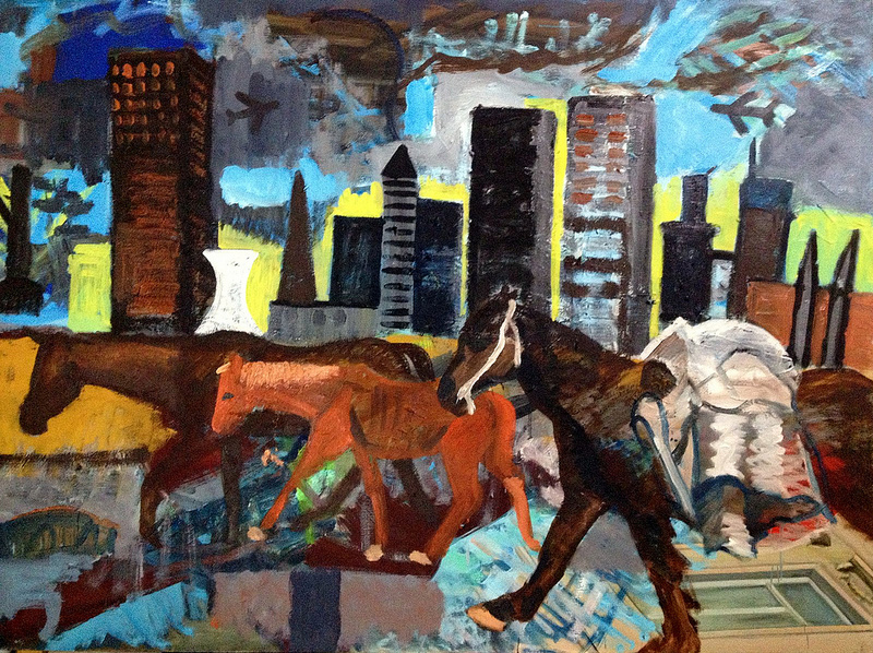 artwork NYC Packhorses by HANS