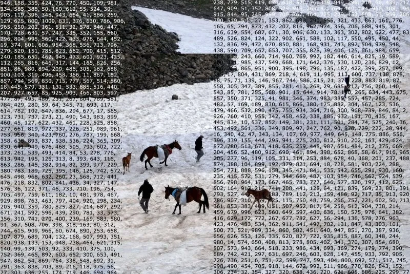 KYBER PASS digital collage by HANS HEINER BUHR