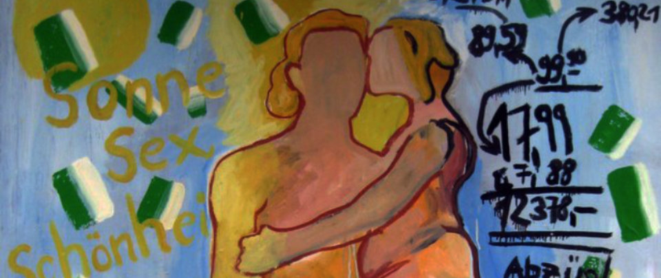 Painting "Germania 1995" by Heiner Buhr - Detail